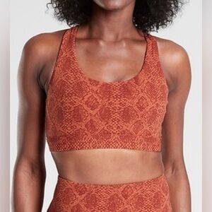 Athleta Women's Ultimate Snake Sports Bra, size M